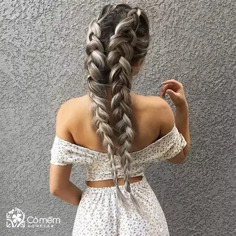 Tóc Tết Đuôi Sam Đi Tiệc