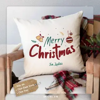 Gối Christmas Quote