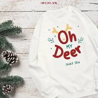 Áo Sweatshirt Christmas Quote