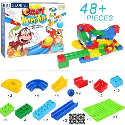 Bộ Đồ Chơi Xếp Hình Thả Bóng Thông Minh 48 Chi Tiết 68078