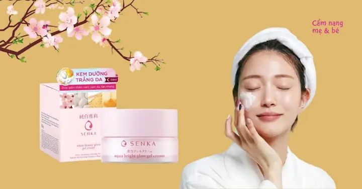 Review Kem Dưỡng Trắng Da Ban Đêm Senka White Beauty Glow ... Review Kem Dưỡng Trắng Da Ban Đêm Senka White Beauty Glow ...