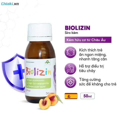 Siro Giúp Bé Ăn Ngon Biolizin 50ml Siro Giúp Bé Ăn Ngon Biolizin 50ml