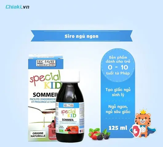Siro Ngủ Ngon Sâu Giấc Cho Bé Special Kid Sommeil Siro Ngủ Ngon Sâu Giấc Cho Bé Special Kid Sommeil