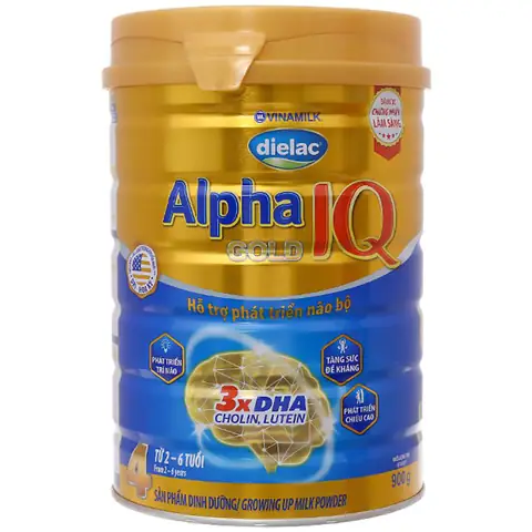 Sữa Bột Vinamilk Dielac Alpha Gold Iq 4 900g (2-6 Tuổi) Sữa Bột Vinamilk Dielac Alpha Gold Iq 4 900g (2-6 Tuổi)