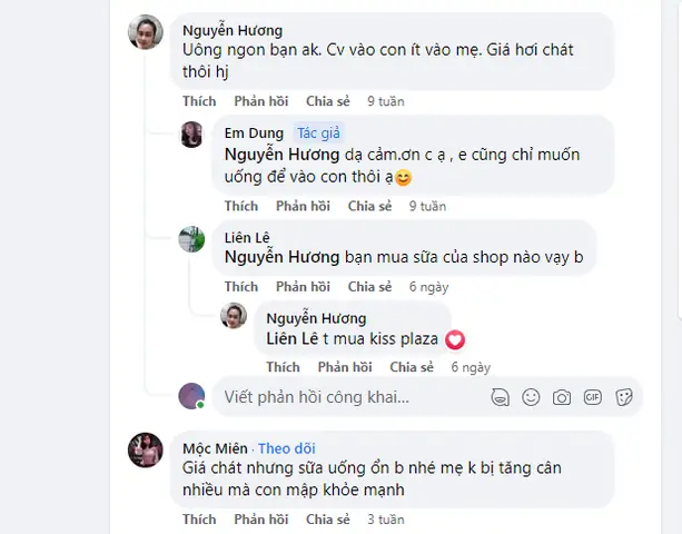 Một Số Đánh Giá, Review Sữa Bầu Matilia Trên Các Hội Nhóm Bỉm, Sữa