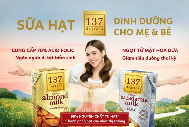 Sữa Hạt 137 Degrees Là Thương Hiệu Bán Chạy Số 1 Sữa Hạt 137 Degrees Là Thương Hiệu Bán Chạy Số 1