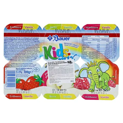 Công Dụng Của Sữa Chua Hoa Quả Kidsmix Premium 6x50g Cho Bé