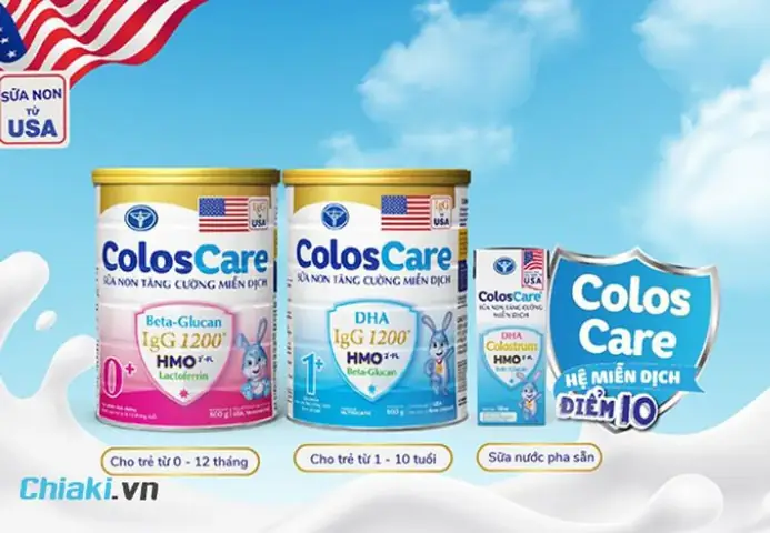 Sữa Cho Bé 1 Tuổi Phát Triển Toàn Diện Coloscare 1+