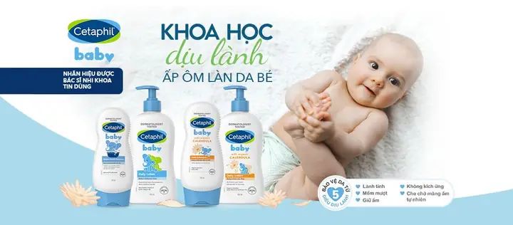 Sữa Tắm Gội 2 In 1 Cetaphil Cho Bé
