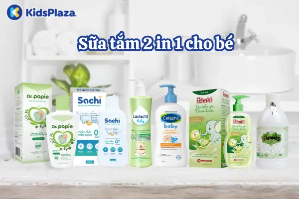 Nước Tắm Gội 2 In 1 Cho Bé Elemis