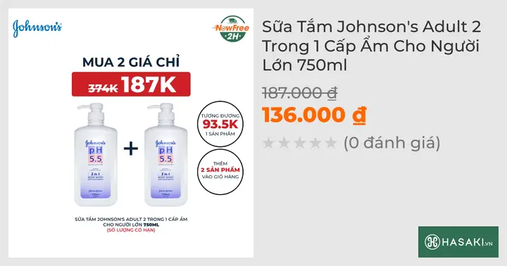Sữa Tắm Johnson's Adult 2 Trong 1 Cấp Ẩm Cho Người Lớn 750ml ... Sữa Tắm Johnson's Adult 2 Trong 1 Cấp Ẩm Cho Người Lớn 750ml ...