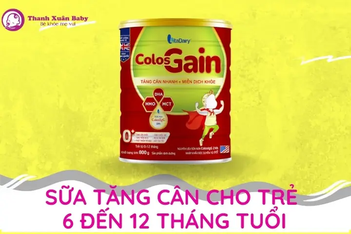 Sữa Colos Gain 0+