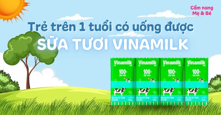 Trẻ 1 Tuổi Có Được Uống Sữa Tươi Vinamilk Không? Lưu Ý Gì Khi Sử ...
