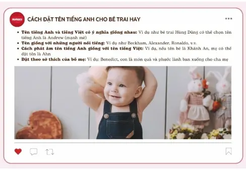 Gợi Ý 250+ Tên Tiếng Anh Cho Bé Trai Hay, Ý Nghĩa | Huggies® Vn Gợi Ý 250+ Tên Tiếng Anh Cho Bé Trai Hay, Ý Nghĩa | Huggies® Vn