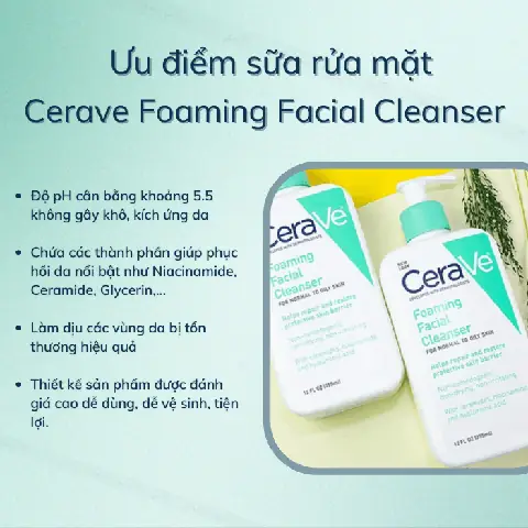 Thành Phần Không Chứa Hương Liệu Ở Sữa Rửa Mặt Cerave