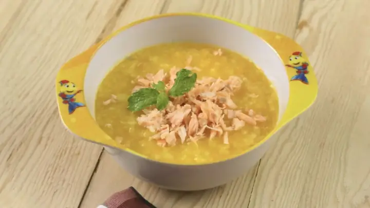 Cháo Cá Hồi, Bí Đỏ Cháo Cá Hồi, Bí Đỏ