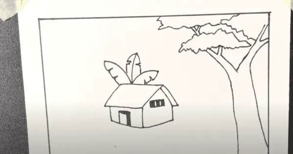 Cách 2: Hướng Dẫn Vẽ Tranh Phong Cảnh Làng Quê Lớp 7 Đẹp