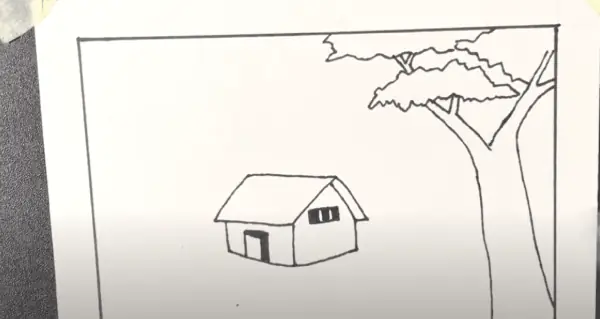 Cách 2: Hướng Dẫn Vẽ Tranh Phong Cảnh Làng Quê Lớp 7 Đẹp