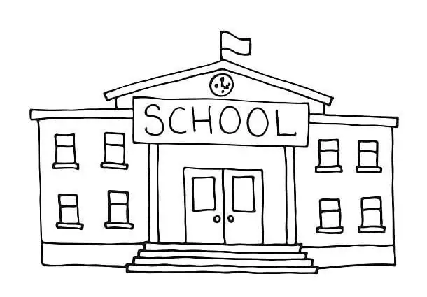 Hình Ảnh Cho Tranh Vẽ Ngôi Trường Mầm Non Của Bé: