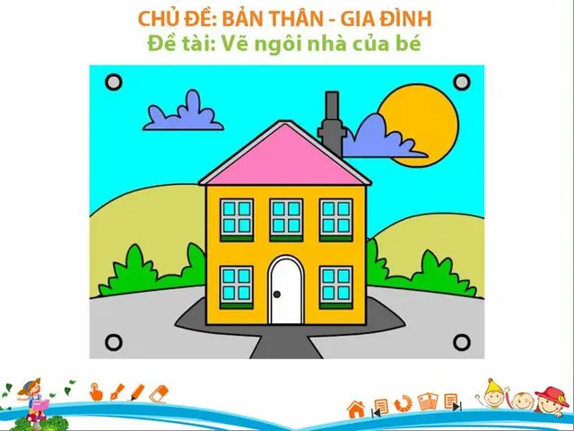 Hình Ảnh Cho Tranh Vẽ Ngôi Trường Mầm Non Của Bé: