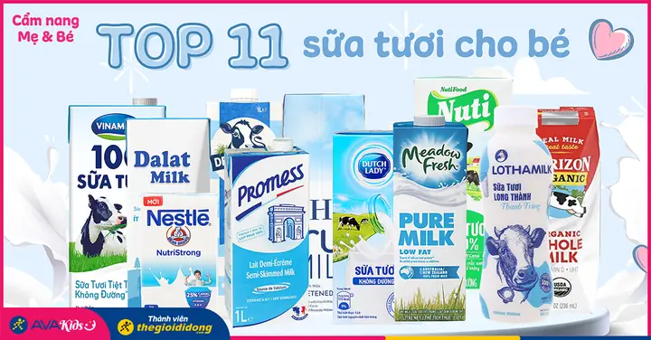 Top 11 Sữa Tươi Cho Bé Tốt Được Ưa Chuộng Giúp Bé Tăng Cân, Chiều ... Top 11 Sữa Tươi Cho Bé Tốt Được Ưa Chuộng Giúp Bé Tăng Cân, Chiều ...