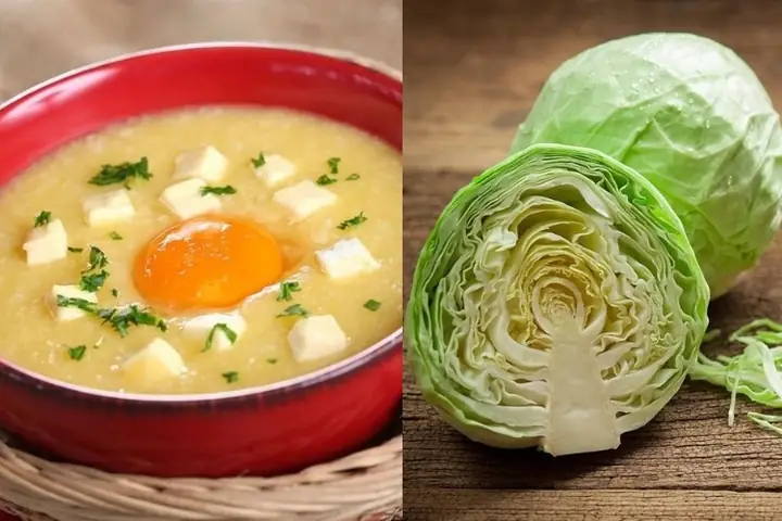 Cháo Trứng Gà Bắp Cải