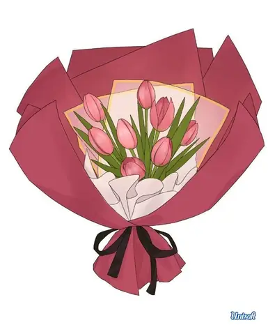 Vẽ Hoa Tulip Bằng Bút Chì