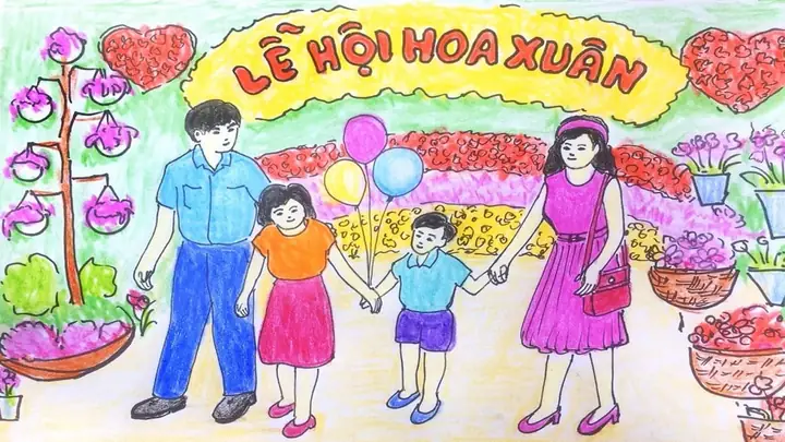 Vẽ Tranh Ngày Tết Và Mùa Xuân Vẽ Tranh Ngày Tết Và Mùa Xuân