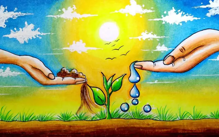 Tranh Vẽ Bảo Vệ Môi Trường Đất