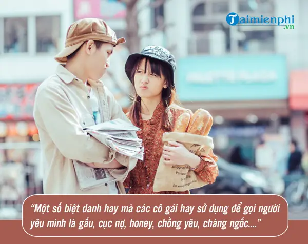 Những Biệt Danh Hay Cho Bạn Trai