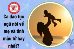 Ca Dao Tục Ngữ Nói Về Mẹ Và Tình Mẫu Tử Hay Nhất? Chương Trình ...