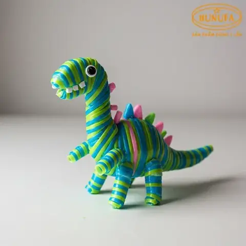 Cách Làm Khủng Long Nhỏ Bằng Ống Hút