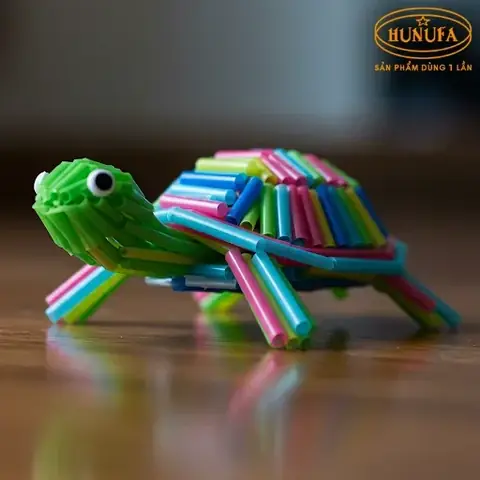 Cách Làm Rùa Con Bằng Ống Hút