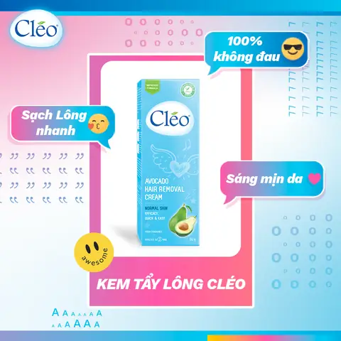 Kem Tẩy Lông Nách Cleo - Kem Tẩy Lông Nách Tốt Nhất Cho Tuổi Dậy Thì Kem Tẩy Lông Nách Cleo - Kem Tẩy Lông Nách Tốt Nhất Cho Tuổi Dậy Thì