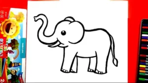 Cách Vẽ Con Voi Cho Bé Đẹp: Hình Minh Họa Từng Bước