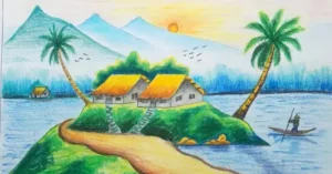 Hướng Dẫn Cách Vẽ Tranh Phong Cảnh Đơn Giản, Dễ Thực Hiện