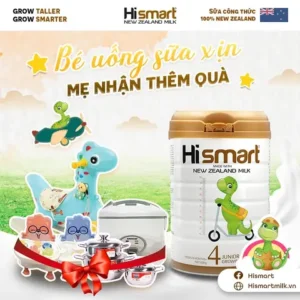 Tăng Chiều Cao Cân Nặng Bé Trai 4 Tuổi Bằng Sữa Hismart