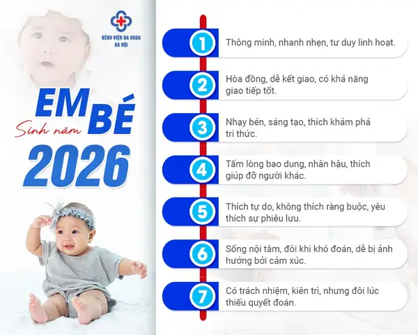 Đặc Điểm, Tính Cách Của Trẻ Sinh Năm 2026