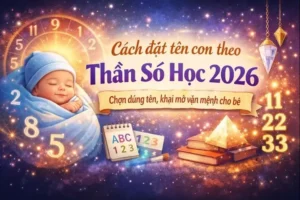 Cách Đặt Tên Con Theo Thần Số Học 2026: Chọn Đúng Tên