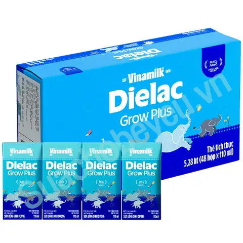 Sữa Bột Pha Sẵn Dielac Grow Plus Hộp 110ml - Suachobeyeu.vn
