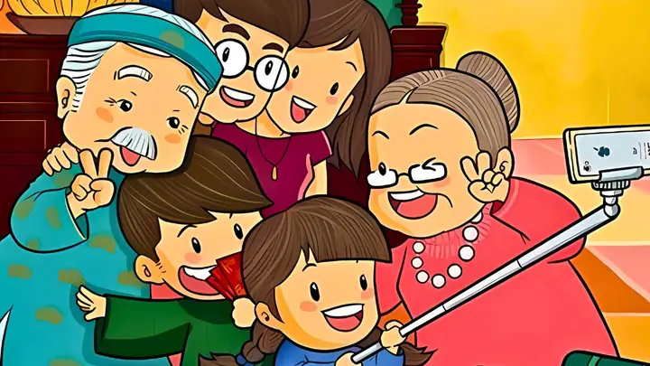 Tranh Gia Đình Sum Vầy