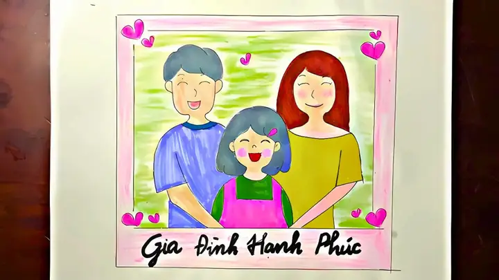 Tranh Chân Dung Gia Đình