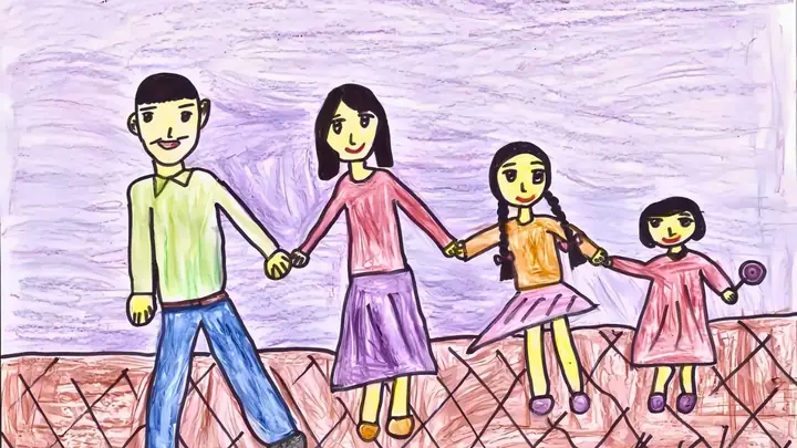 Tranh Chân Dung Gia Đình