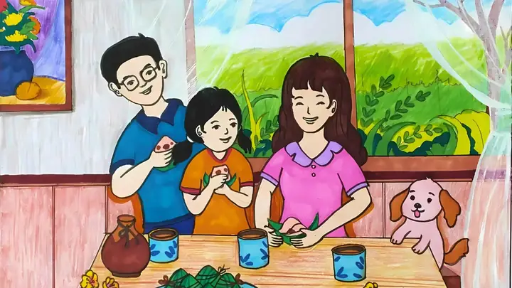 Tranh Gia Đình Sum Vầy