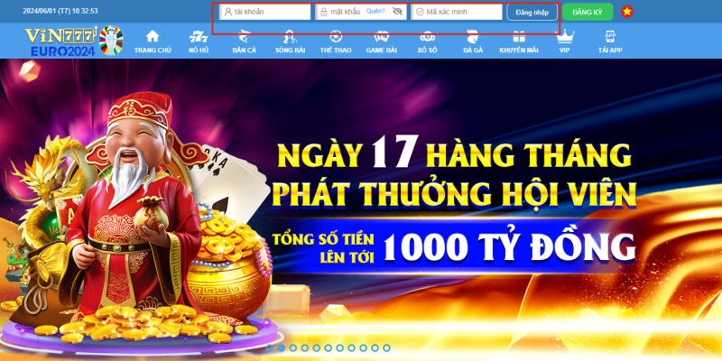 Những đặc quyền vượt trội chỉ dành riêng cho hội viên khi đăng nhập VIN777