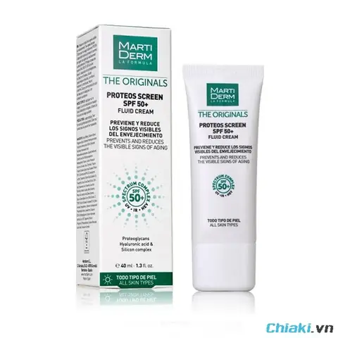 Kem Chống Nắng Martiderm Proteos Screen Spf50+ Fluid Cream