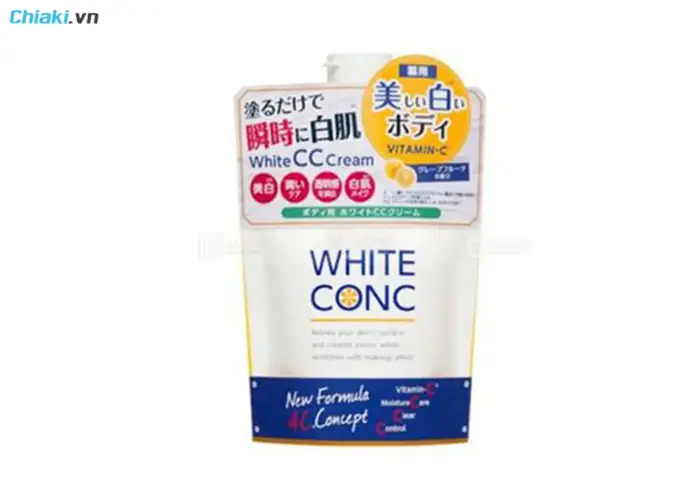 Kem Dưỡng Trắng Da Body Nhật Bản White Conc Body Cc Cream
