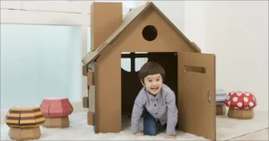 Cách Làm Nhà Bằng Bìa Cát Tông, Thùng Giấy Đơn Giản Cho Bé