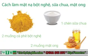 Mặt Nạ Bột Nghệ Với Sữa Chua Và Mật Ong