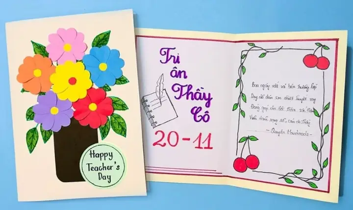 Thiệp Chúc Mừng 20/11 Dành Tặng Thầy Cô 2025